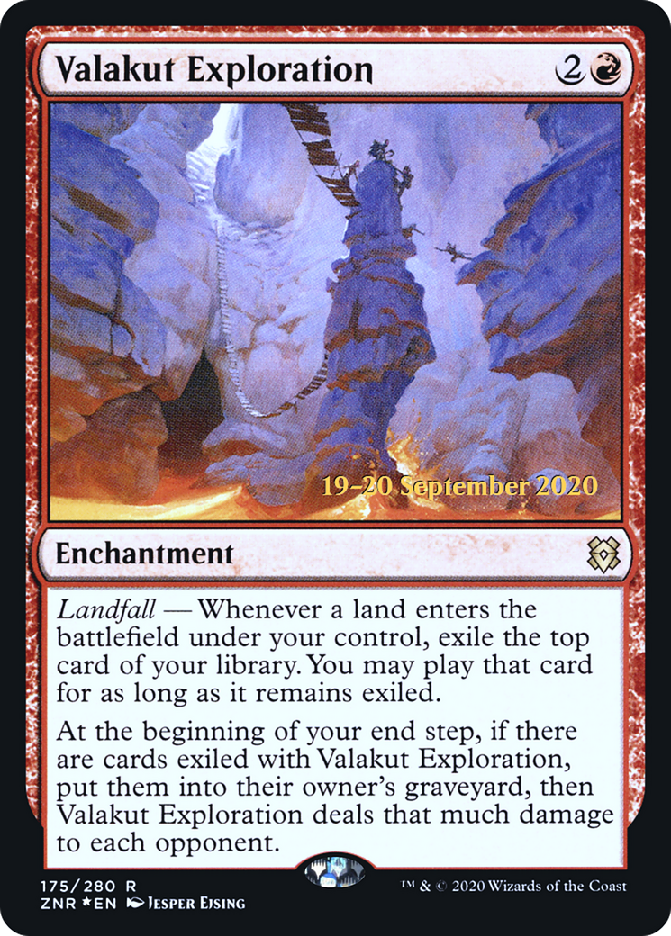 Valakut Exploration (PRE-175) - Zendikar Rising Promos Foil