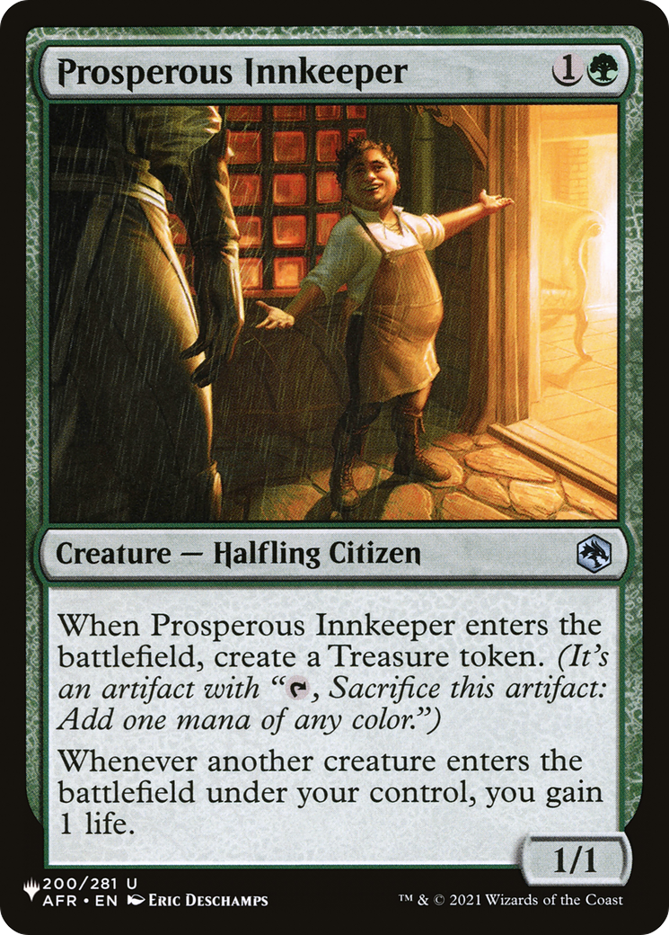 Prosperous Innkeeper (LIST-200/281) - The List
