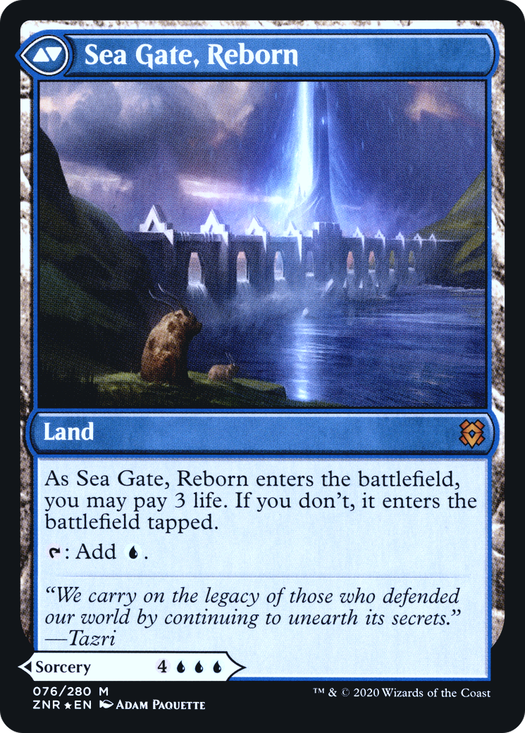 Sea Gate Restoration (PRE-076) - Zendikar Rising Promos Foil