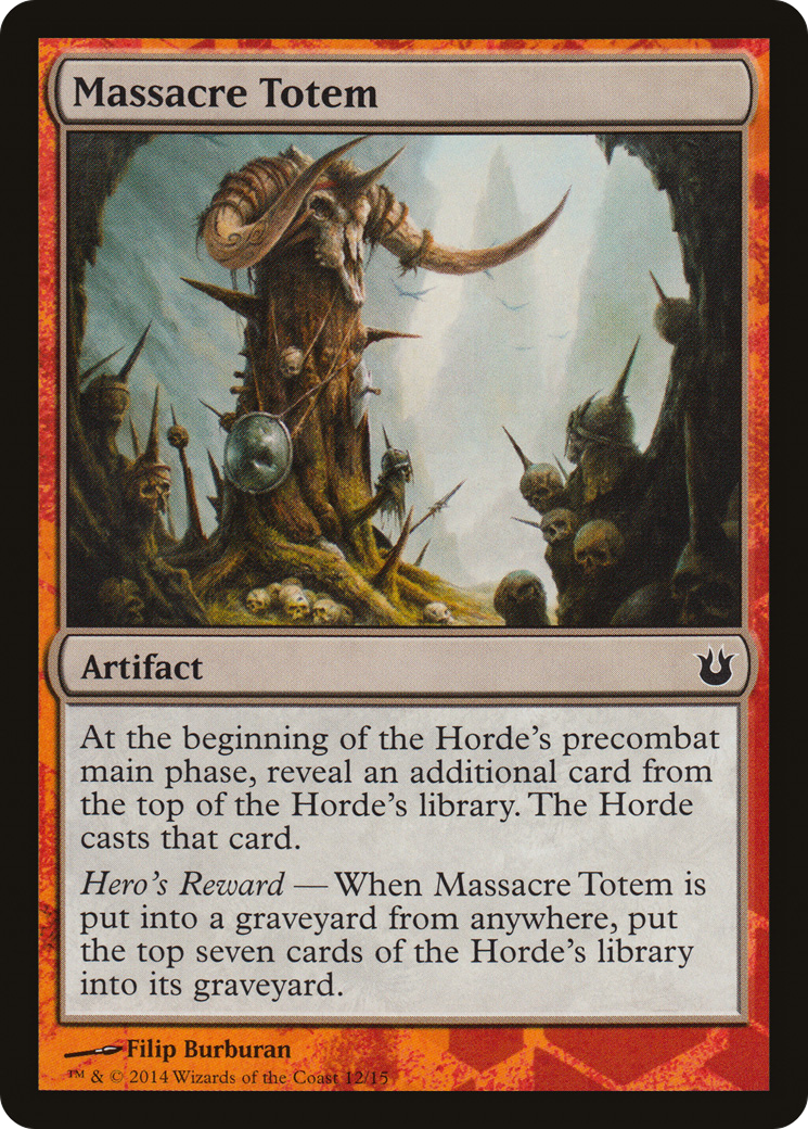Massacre Totem (HERO-) - Battle the Horde