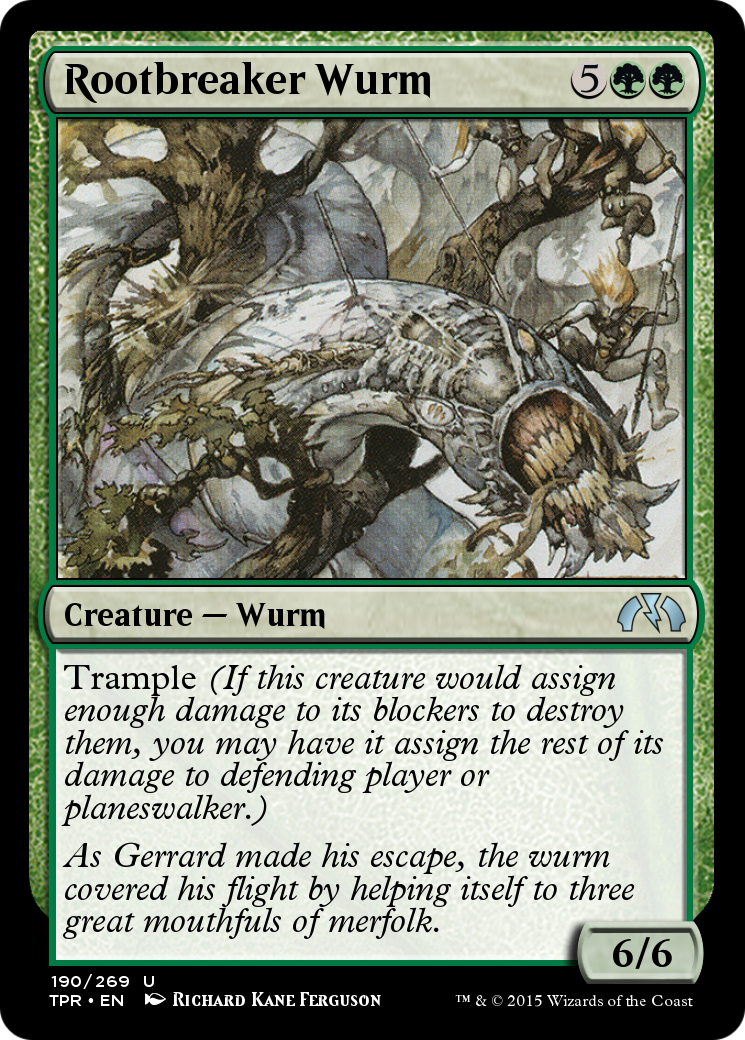 Rootbreaker Wurm (TPR-190) - Tempest Remastered Foil