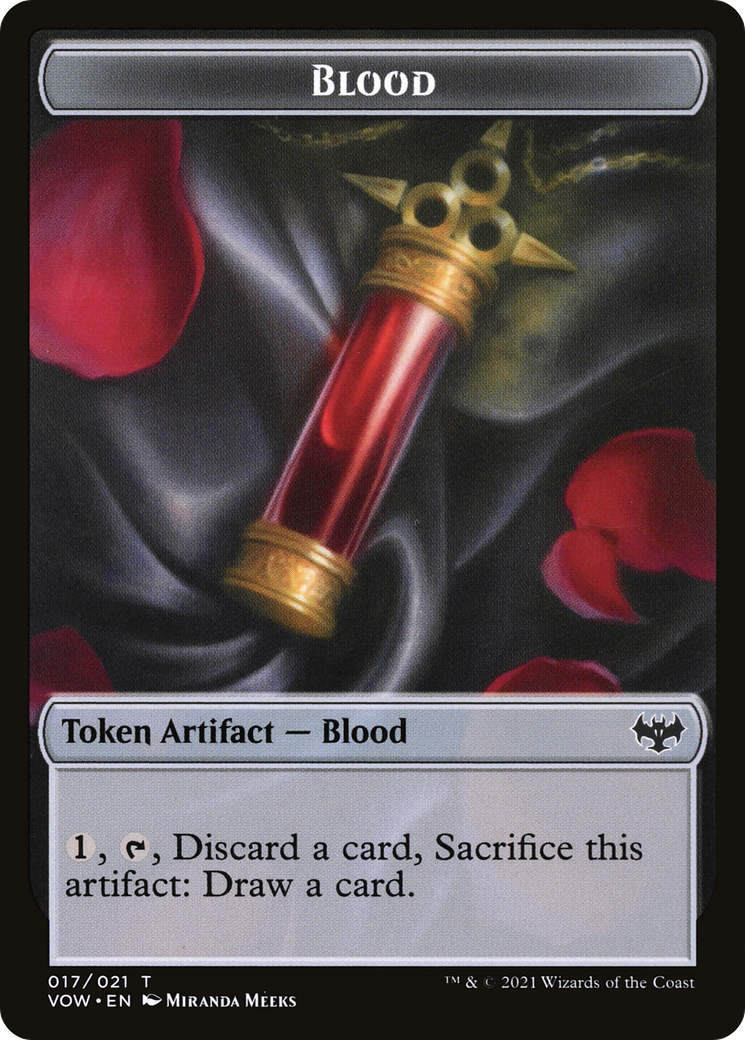 Slug (TVOW-006) // Blood (TVOW-017) - Innistrad: Crimson Vow Double Sided Token Foil