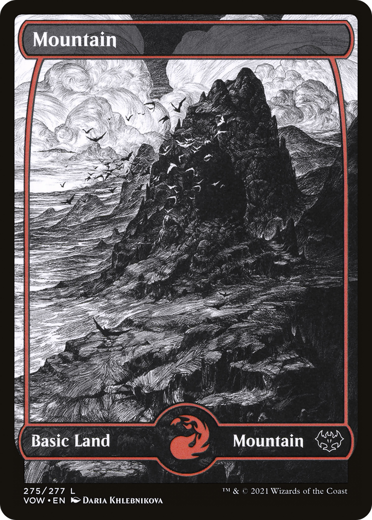 Mountain (275) (VOW-275) - Innistrad: Crimson Vow: (Showcase) Foil