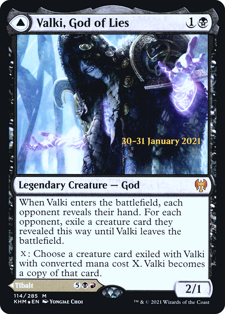 Valki, God of Lies (PRE-114) - Kaldheim Promos Foil