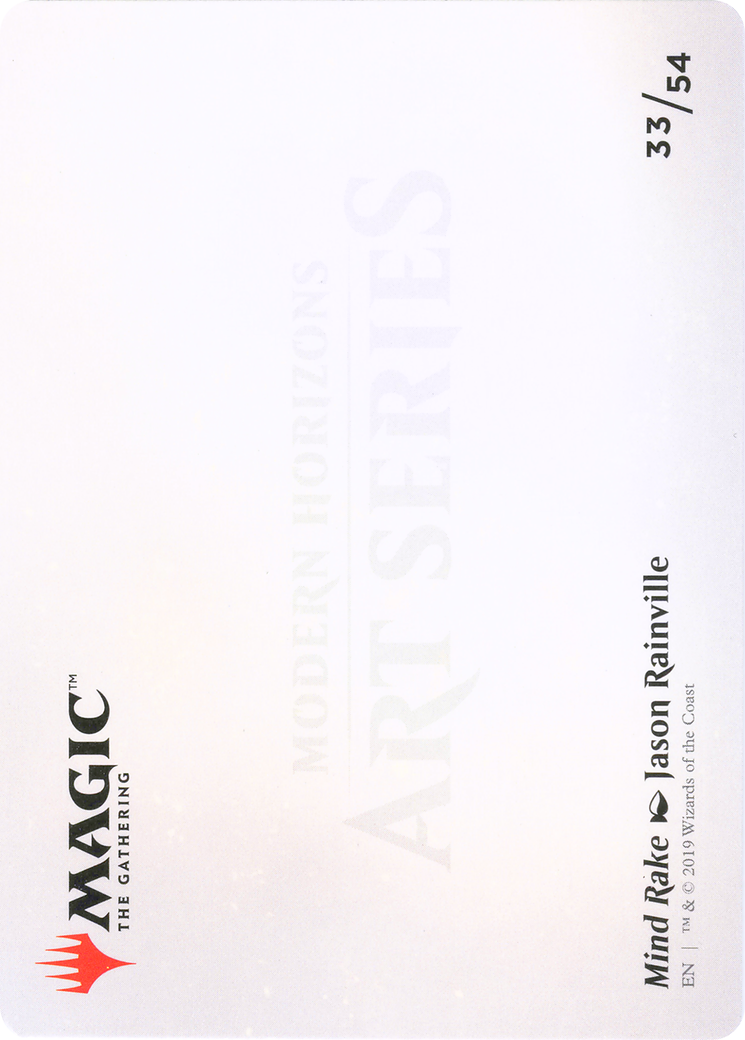 Mind Rake // Mind Rake (AMH1-033) - Modern Horizons Art Series (Borderless)