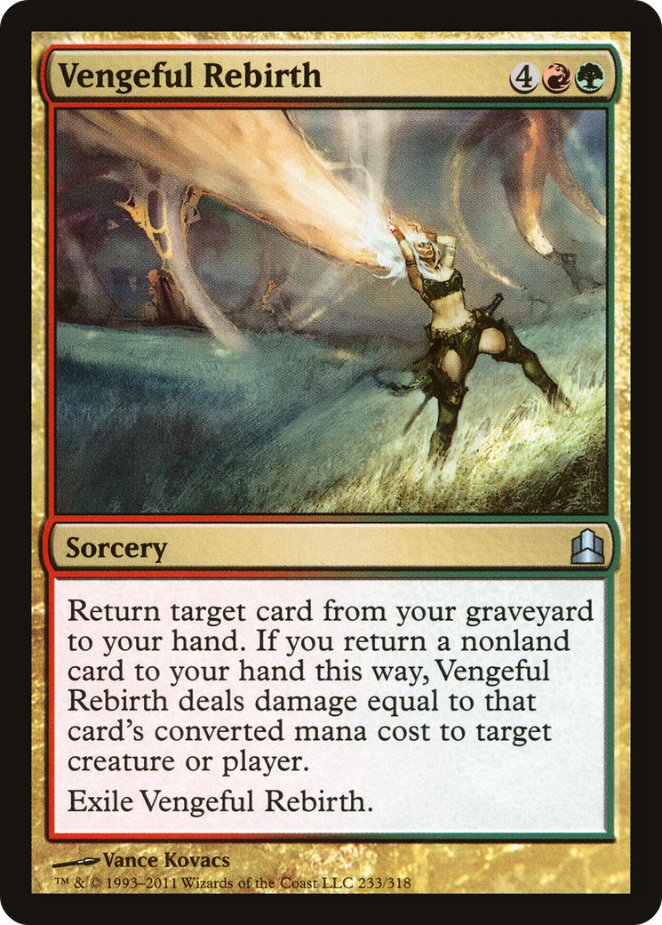 Vengeful Rebirth (CMD-) - Commander 2011