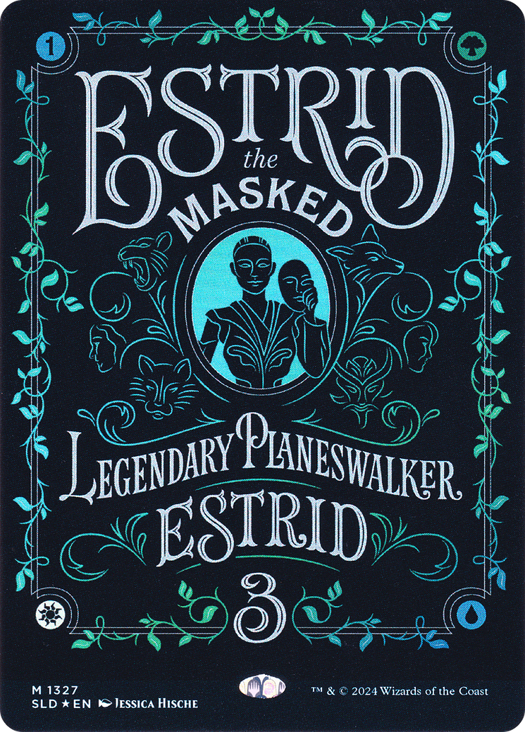 Estrid, the Masked (SLD-1327) - Secret Lair Drop (Borderless) Foil