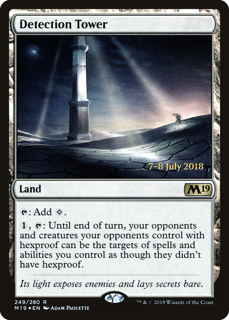 Detection Tower (PRE-249) - Core Set 2019 Promos Foil