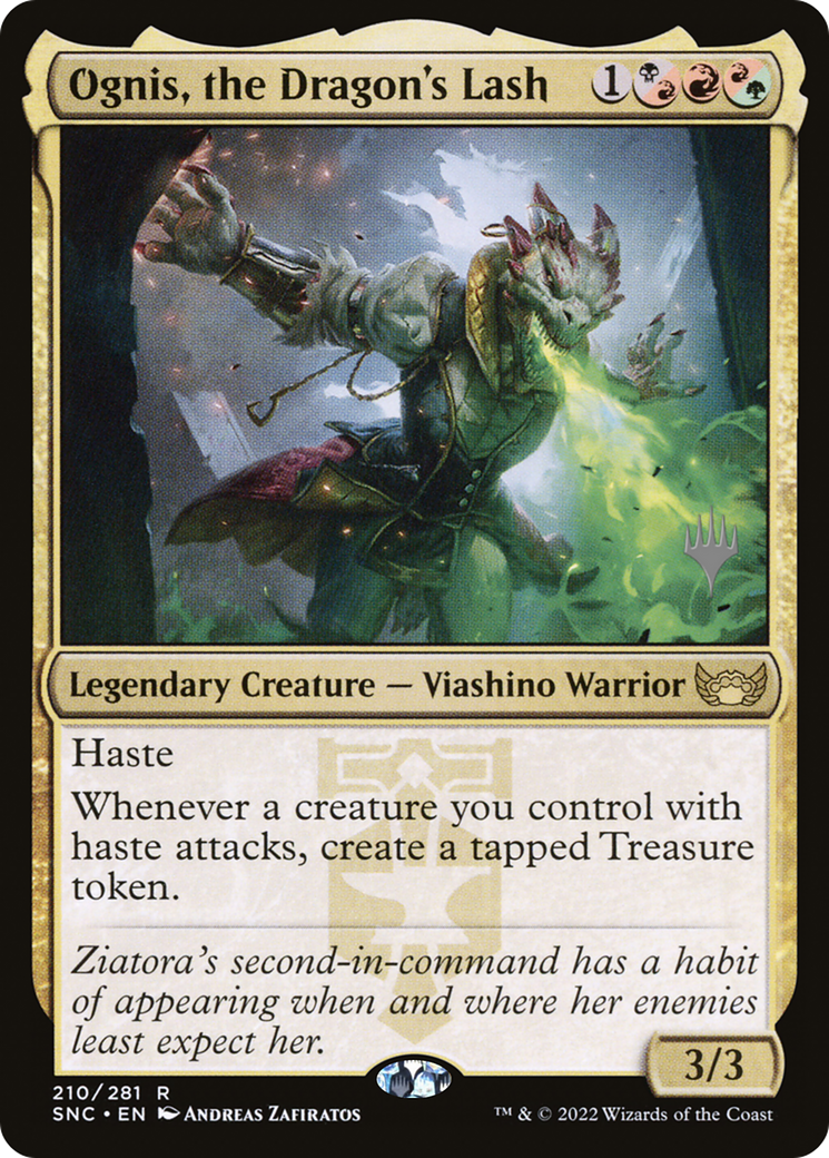 Ognis, the Dragon's Lash (PPSNC-210) - Streets of New Capenna Promos Foil