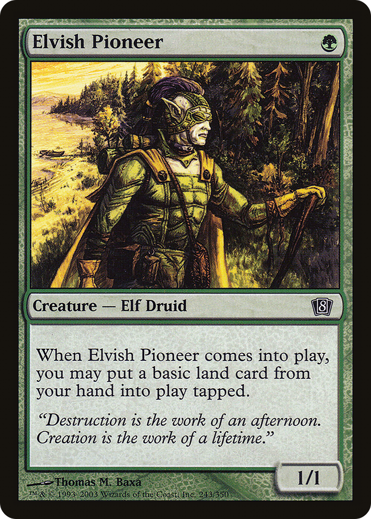 Elvish Pioneer (8ED-243) - 8th Edition