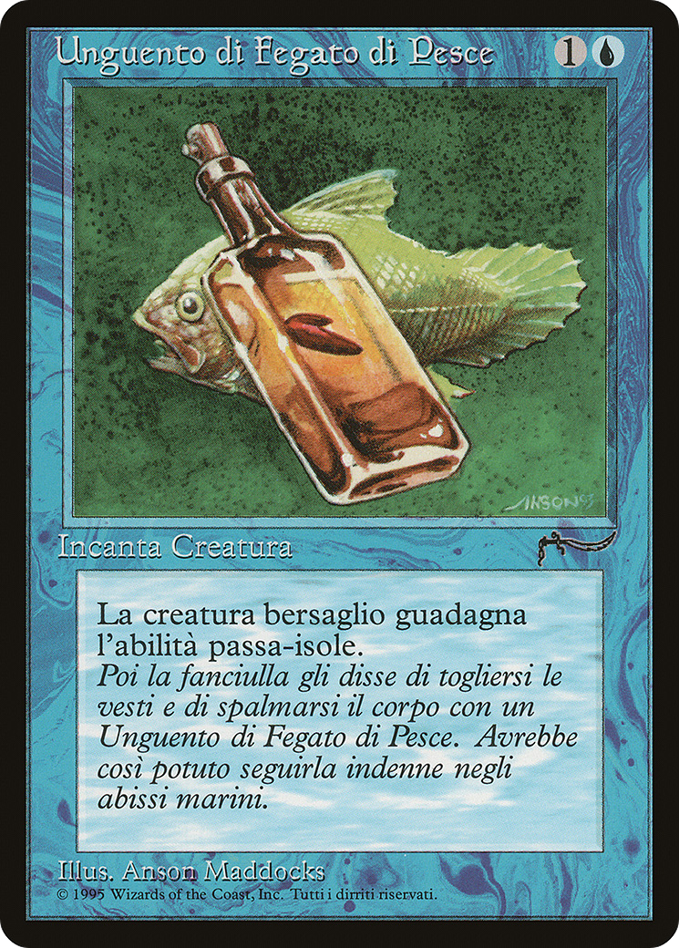 Fishliver Oil (Italian) "Unguento di Fegato di Pesce" (REN-) - Rinascimento