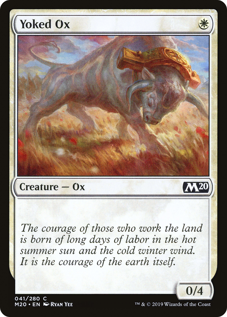 Yoked Ox (M20-041) - Core Set 2020