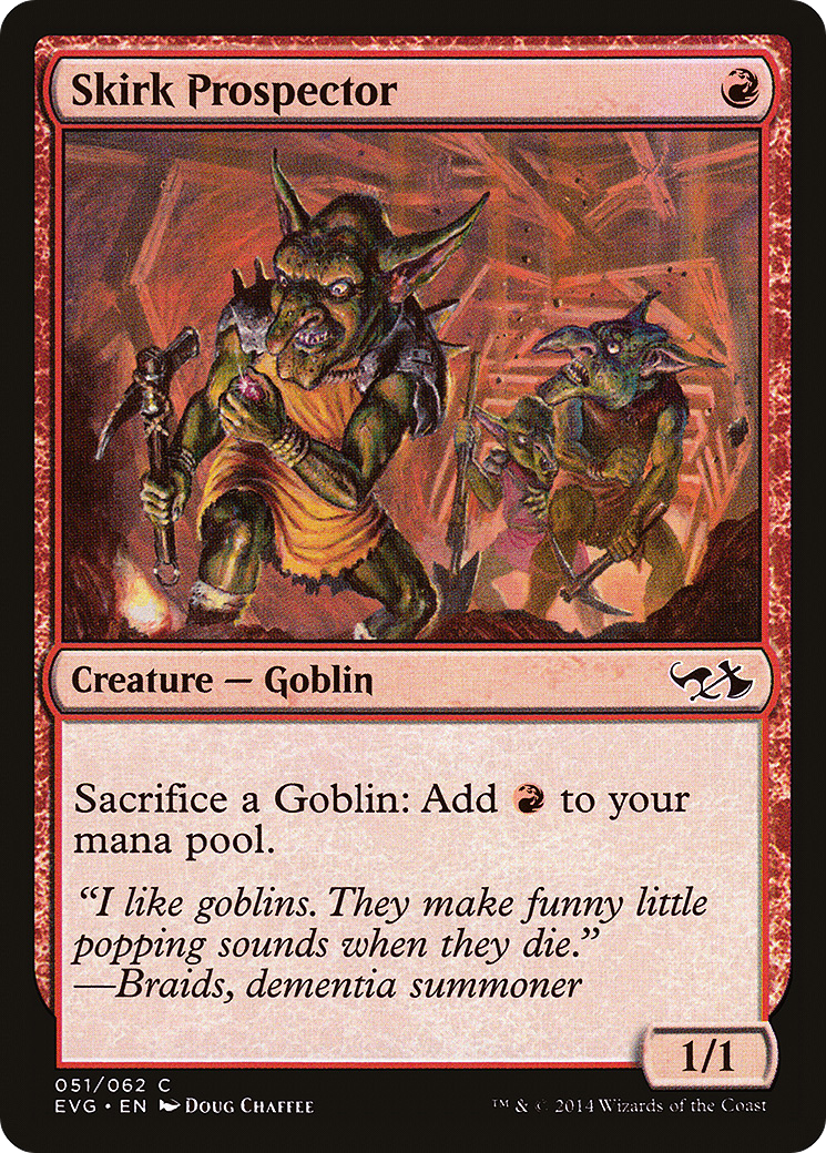 Skirk Prospector (DD3-) - Duel Decks Anthology: Elves vs. Goblins