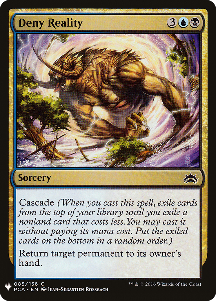 Deny Reality (PCA) (LIST-PCA-85) - The List