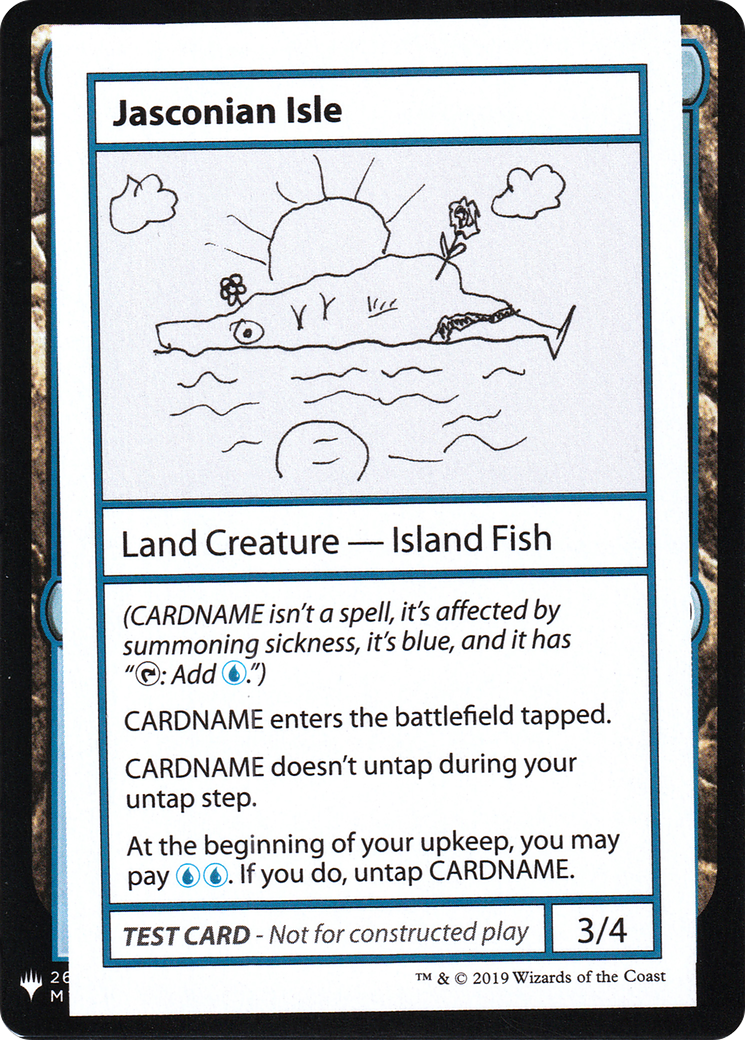 Jasconian Isle (CMB1-) - Mystery Booster Playtest Cards 2019
