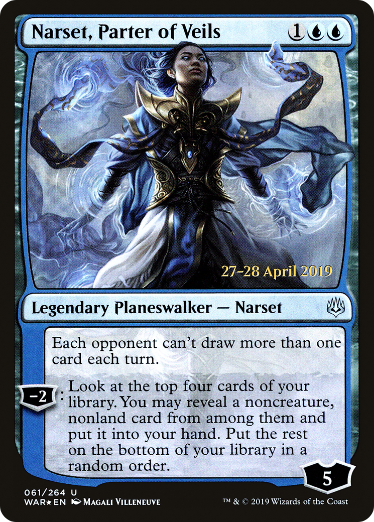 Narset, Parter of Veils (PRE-061) - War of the Spark Promos Foil