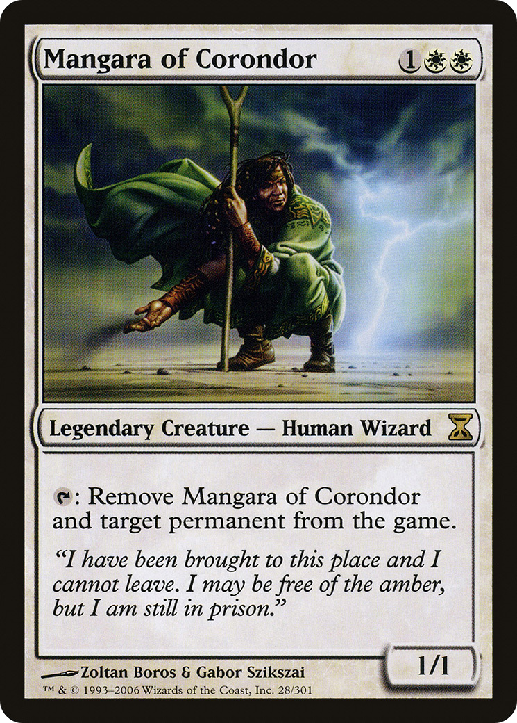Mangara of Corondor (TSP-028) - Time Spiral Foil