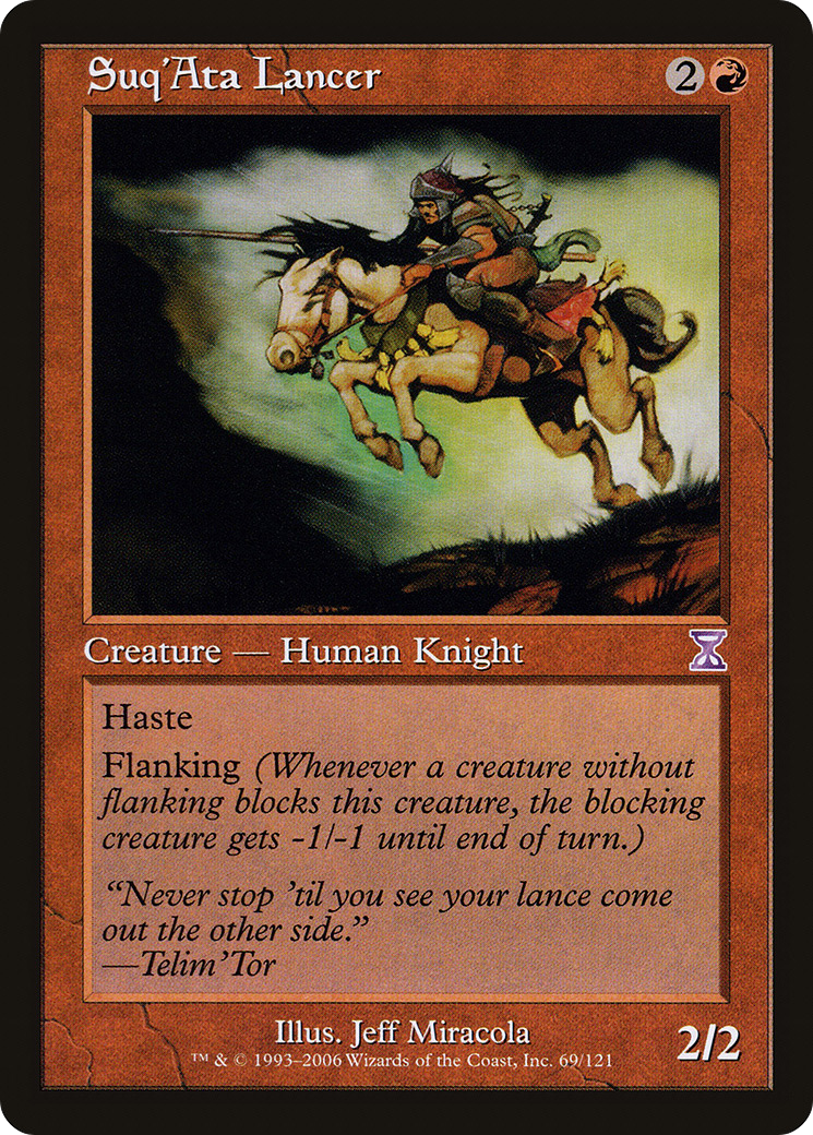 Suq'Ata Lancer (TSB-069) - Time Spiral Timeshifted Foil
