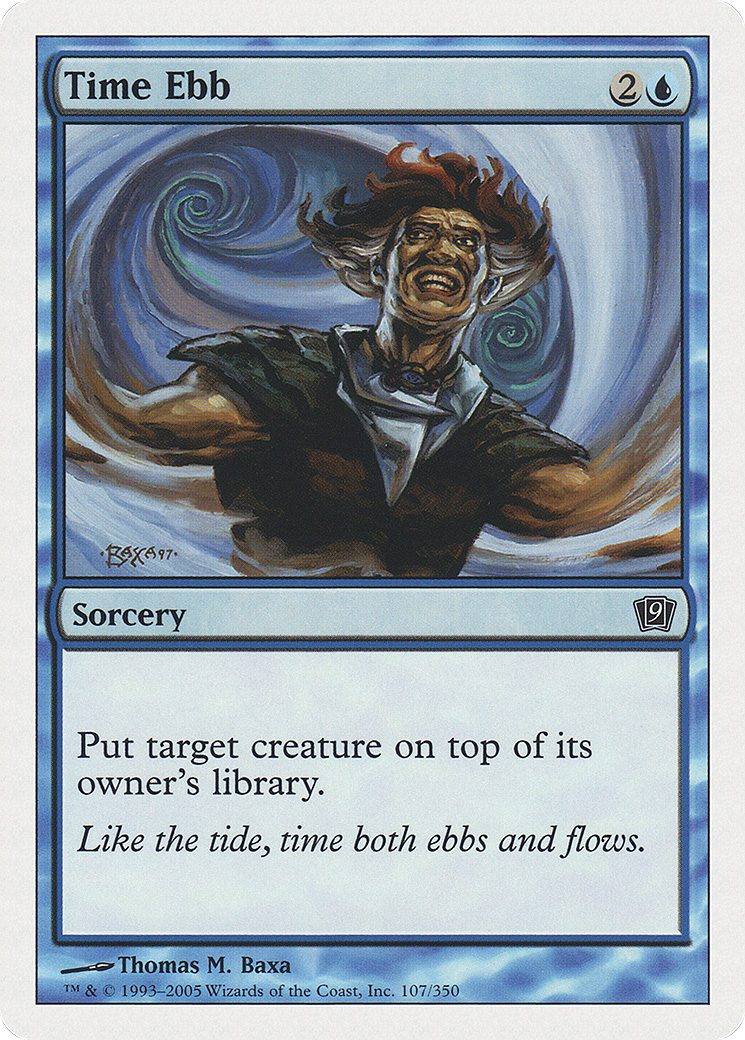 Time Ebb (9ED-107) - 9th Edition Foil