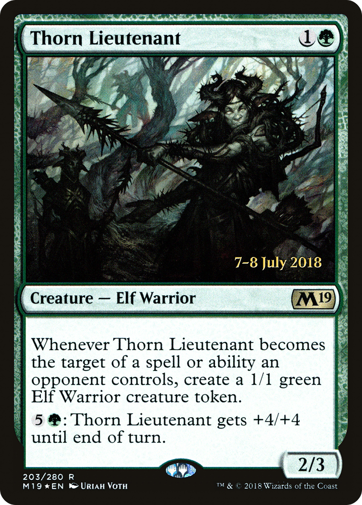 Thorn Lieutenant (PRE-203) - Core Set 2019 Promos Foil