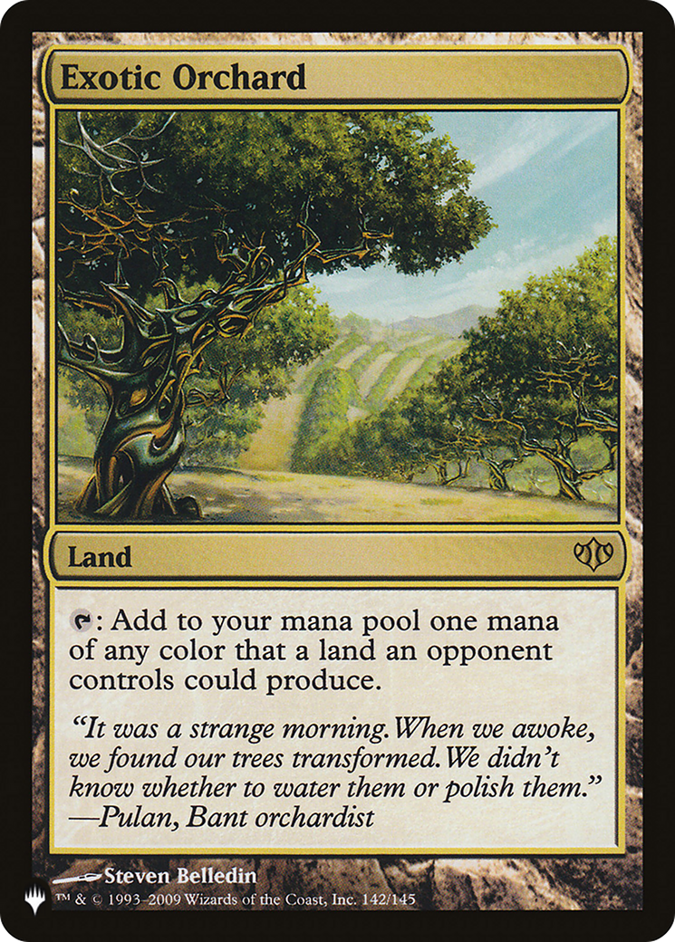 Exotic Orchard (CON) (LIST-CON-142) - The List