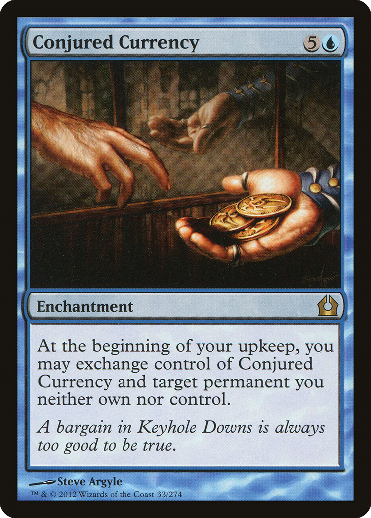 Conjured Currency (RTR-033) - Return to Ravnica Foil