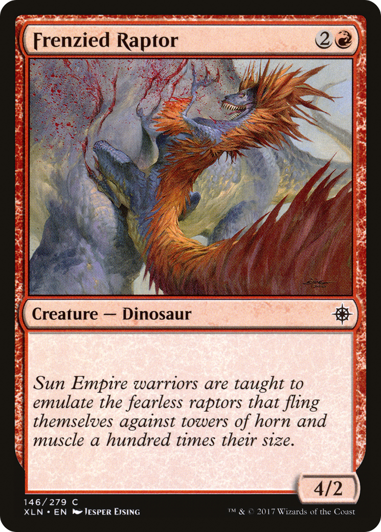Frenzied Raptor (XLN-146) - Ixalan Foil