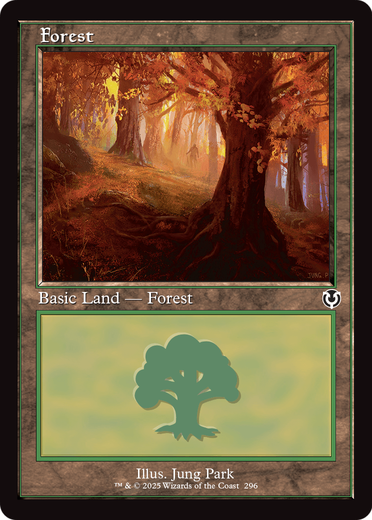 Forest (296) (Retro Frame) (INR-296) - Innistrad Remastered