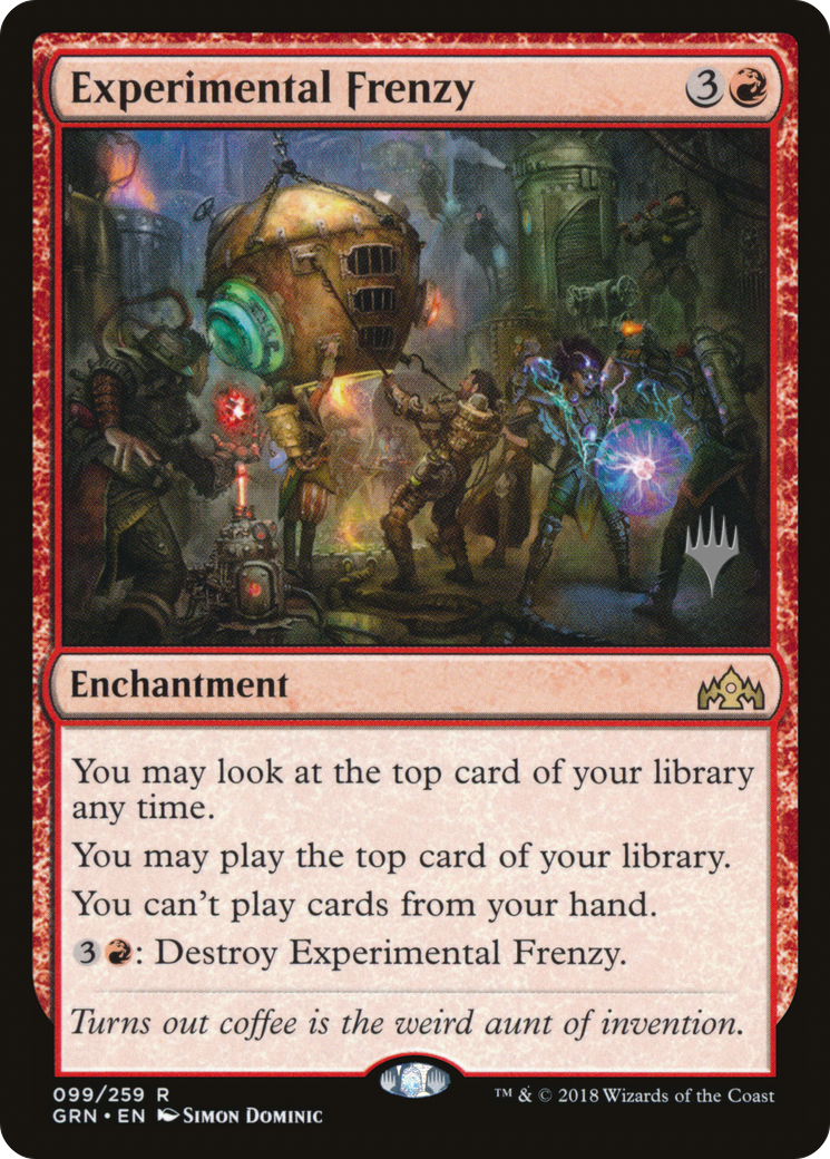 Experimental Frenzy (PPM20-99P) - Guilds of Ravnica Promos