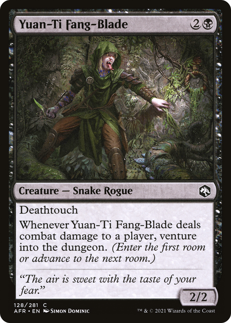 Yuan-Ti Fang-Blade (AFR-128) - Adventures in the Forgotten Realms