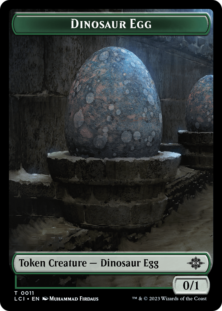 Dinosaur Egg (TLCI-011) - The Lost Caverns of Ixalan Tokens Foil