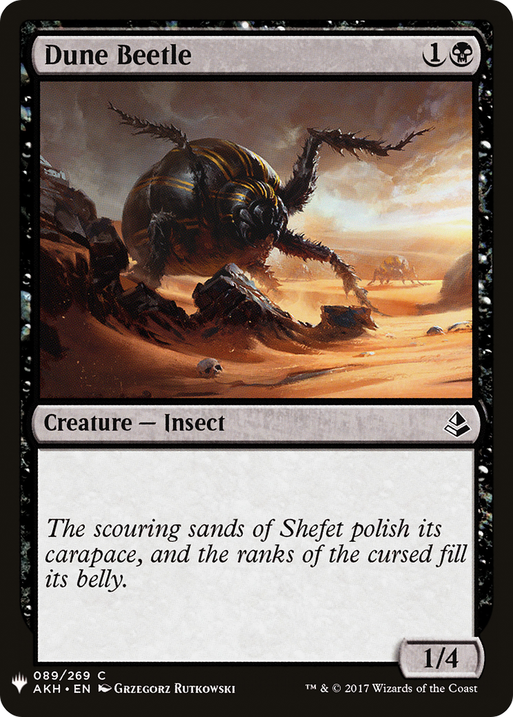 Dune Beetle (LIST-AKH-89) - The List