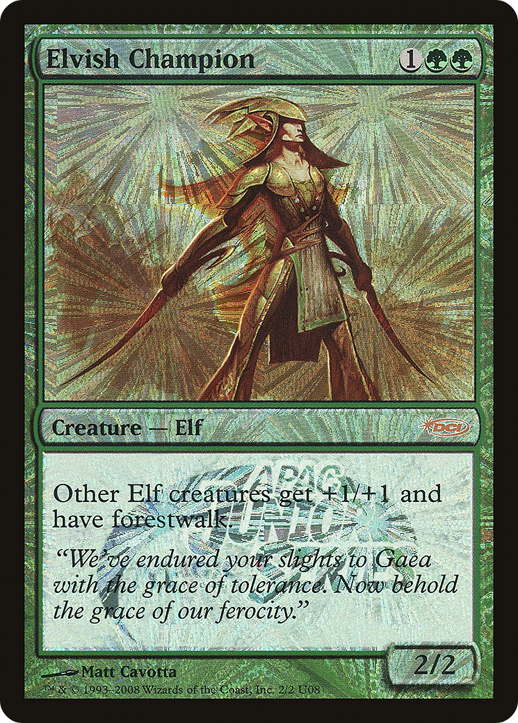 Elvish Champion (Junior APAC Series) (JSS-002) - Junior APAC Series Foil