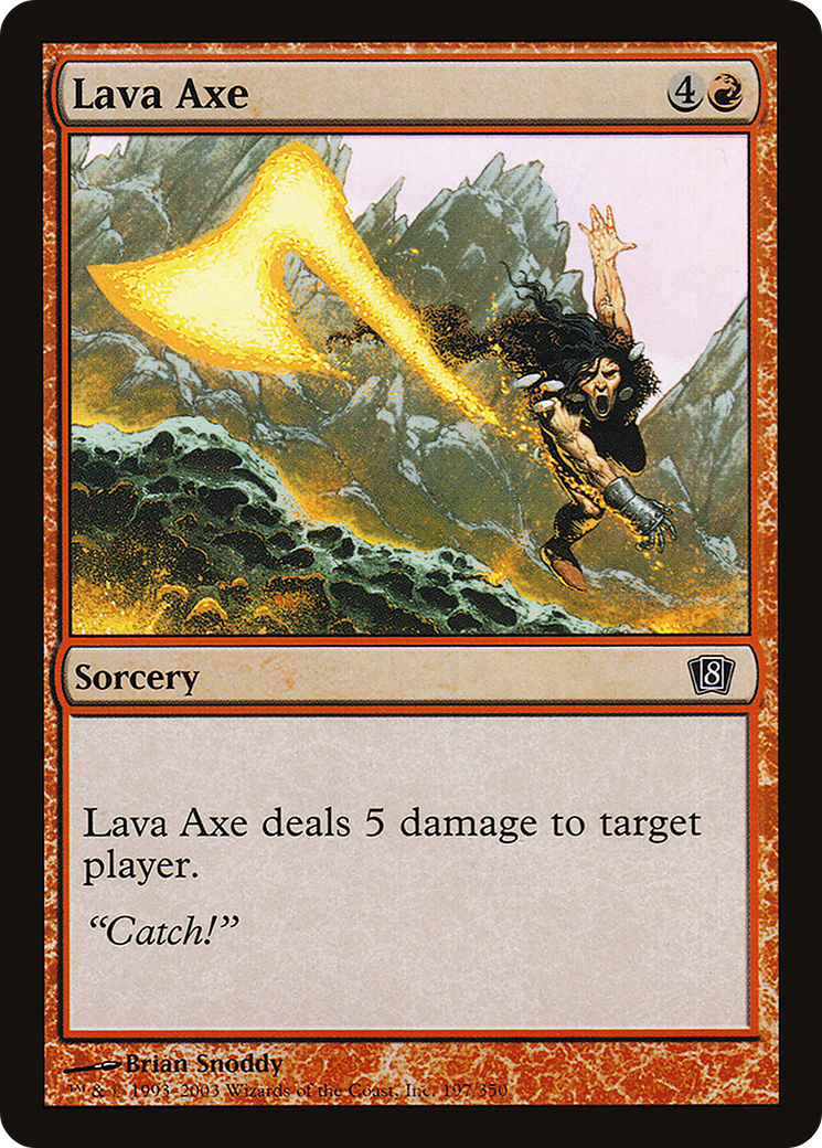 Lava Axe (8ED-197) - 8th Edition
