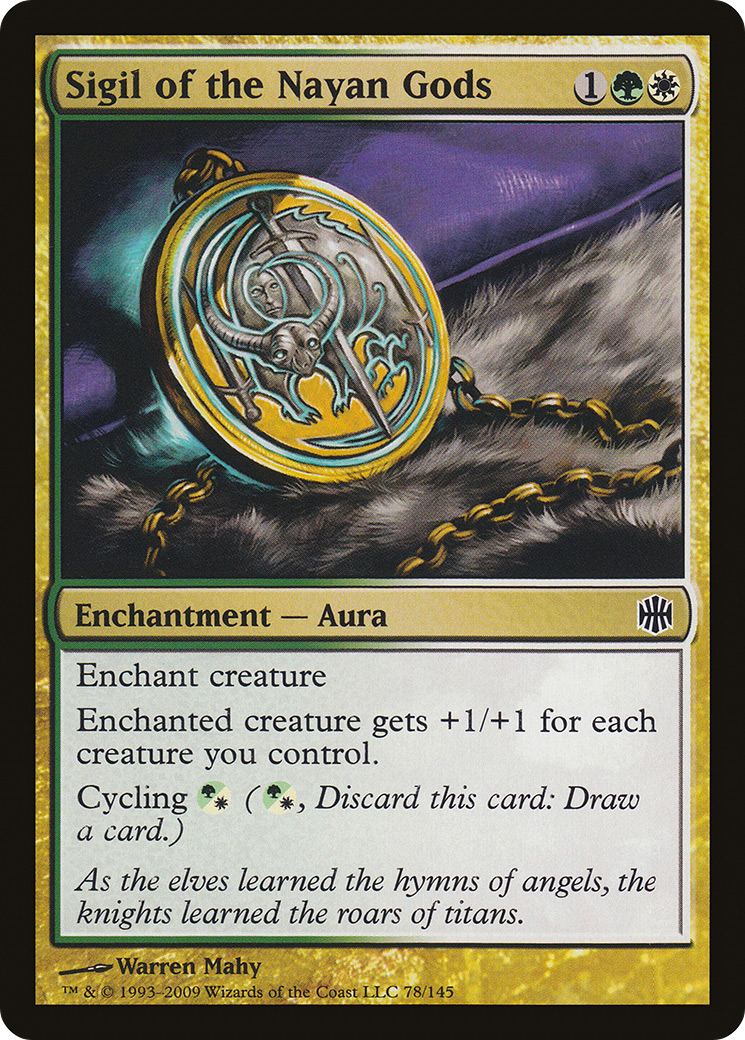 Sigil of the Nayan Gods (ARB-078) - Alara Reborn Foil