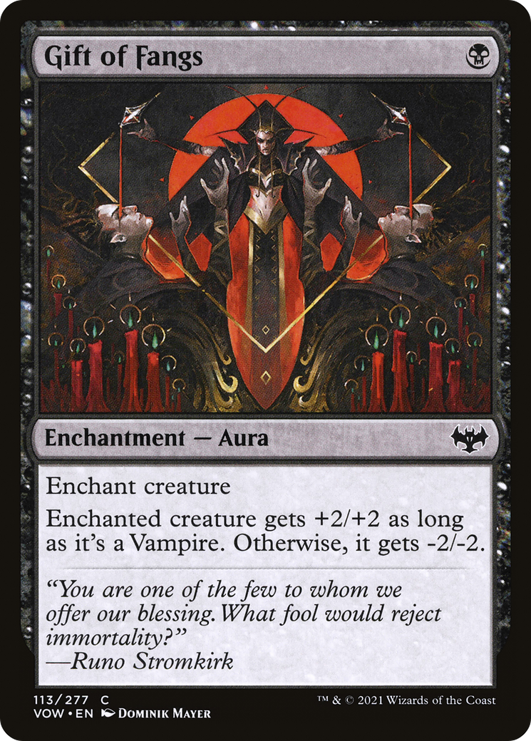 Gift of Fangs (VOW-113) - Innistrad: Crimson Vow