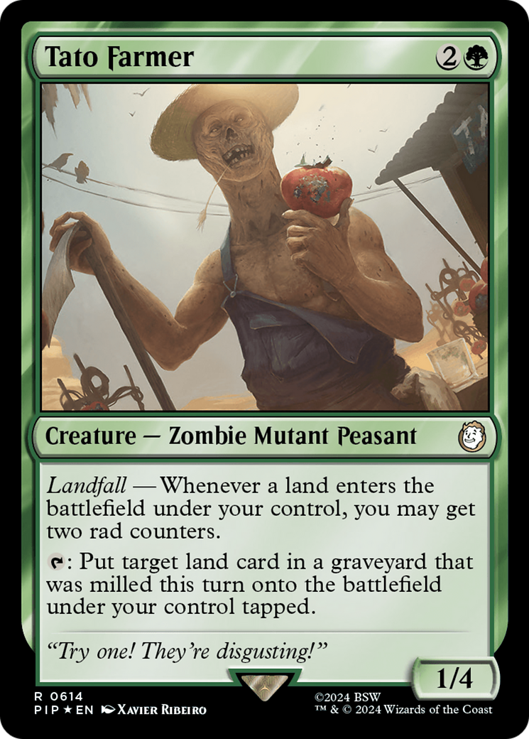 Tato Farmer (Surge Foil) (PIP-614) - Fallout Foil