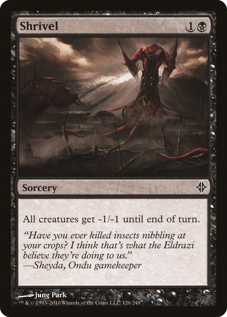 Shrivel (ROE-126) - Rise of the Eldrazi Foil