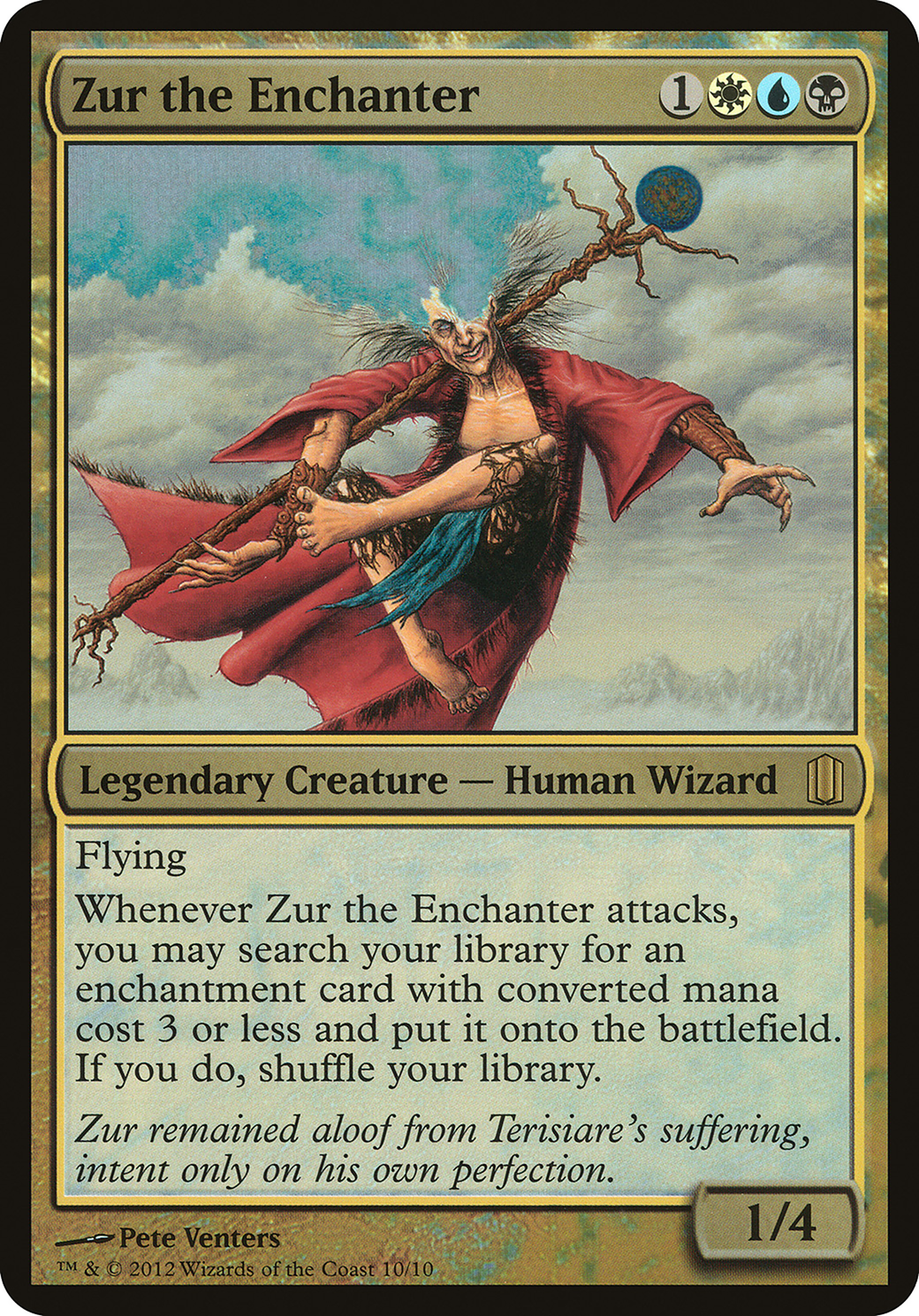 Zur the Enchanter (Commander's Arsenal) (OVER-) - Commander's Arsenal Oversized Foil