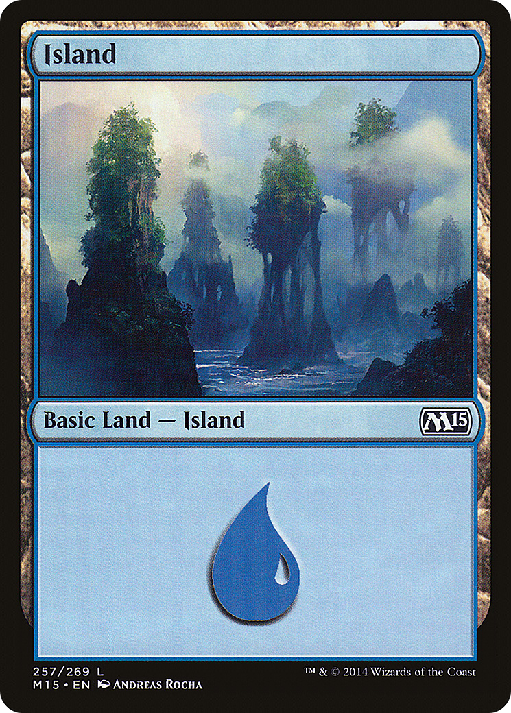 Island (257) (M15-257) - Magic 2015 Foil