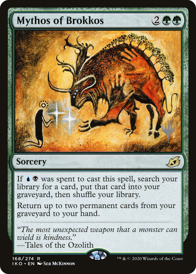 Mythos of Brokkos (PPIKO-168) - Ikoria: Lair of Behemoths Promos Foil