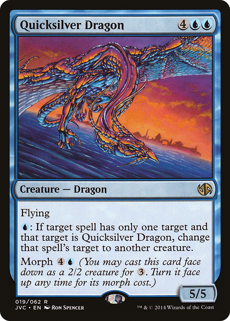 Quicksilver Dragon (DD3-) - Duel Decks Anthology: Jace vs. Chandra
