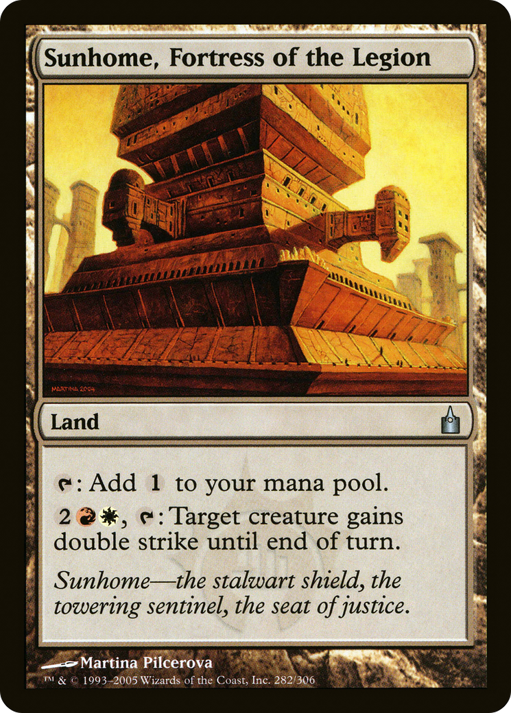 Sunhome, Fortress of the Legion (RAV-282) - Ravnica: City of Guilds Foil