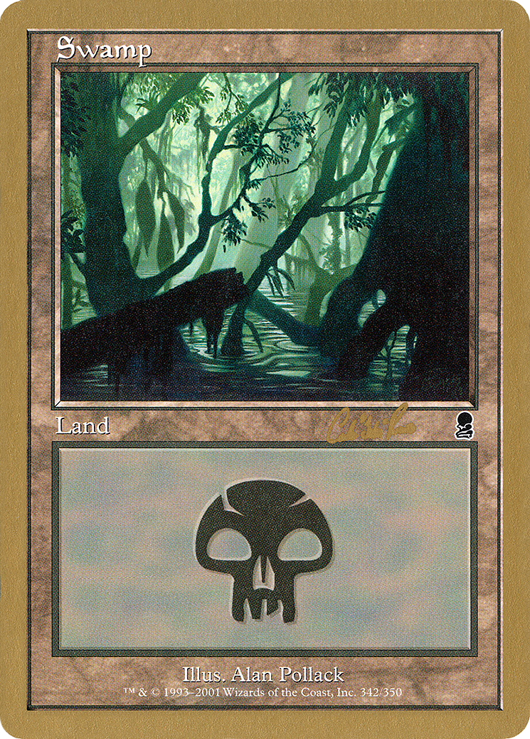 Swamp (342) - 2002 Carlos Romao (ODY) (WCD-) - World Championship Decks 2002