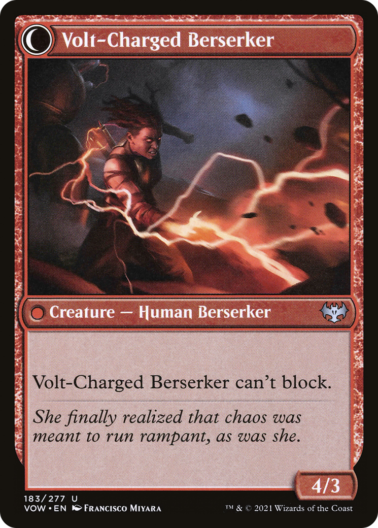 Voltaic Visionary (VOW-183) - Innistrad: Crimson Vow: (Double Faced Transform) Foil