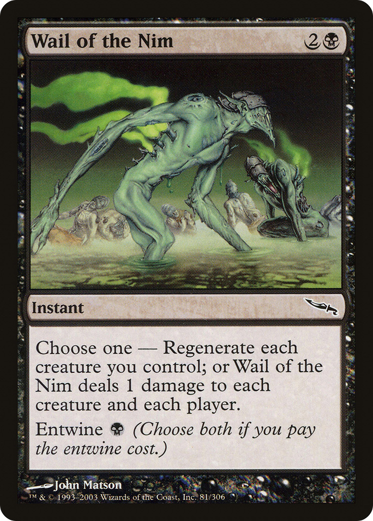 Wail of the Nim (MRD-081) - Mirrodin Foil