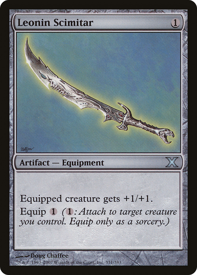 Leonin Scimitar (10E-331) - Tenth Edition