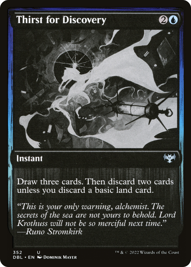Thirst for Discovery (DBL-352) - Innistrad: Double Feature