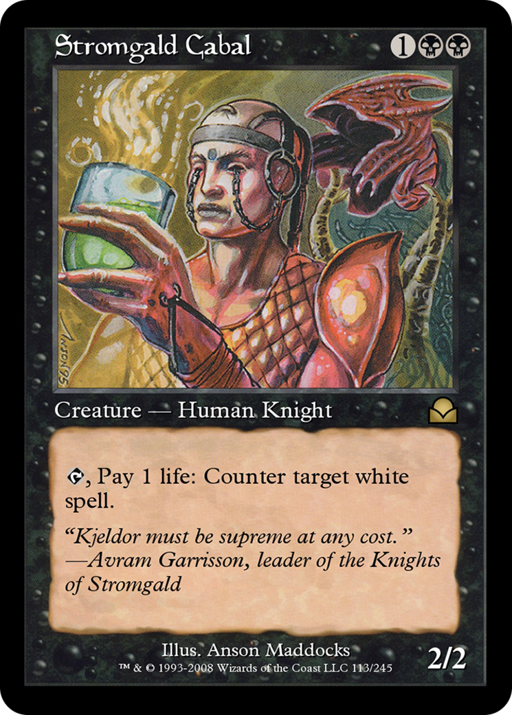 Stromgald Cabal (ME2-113) - Masters Edition II Foil