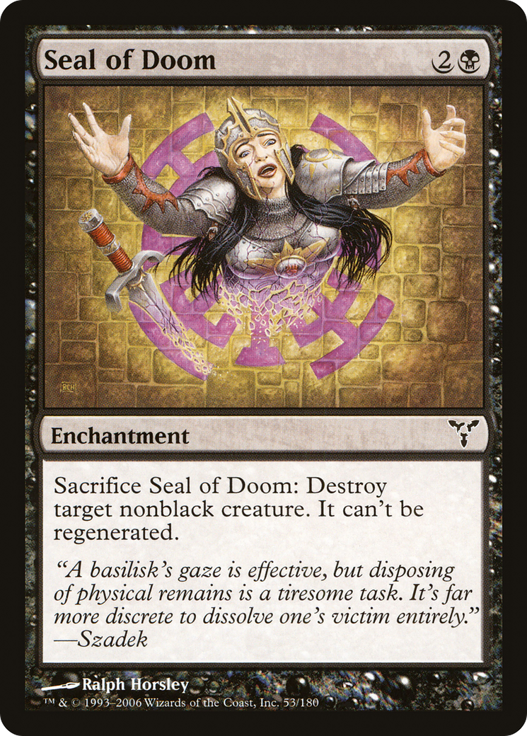 Seal of Doom (DIS-) - Dissension Foil